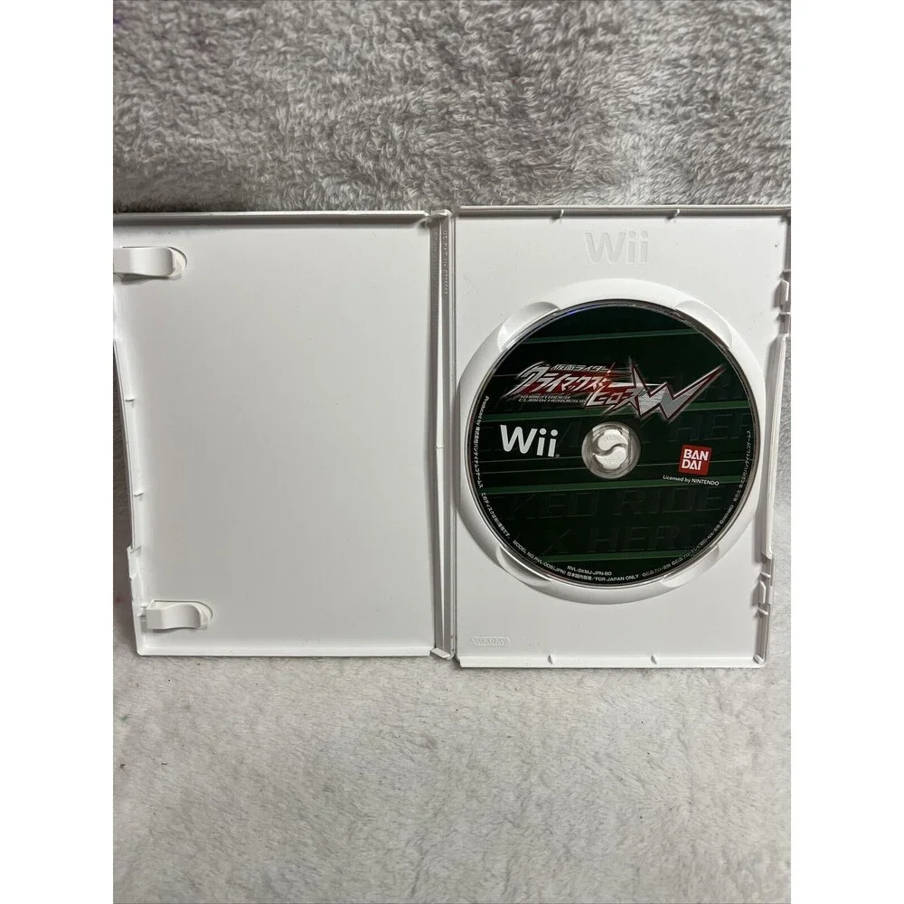 Japanese Kamen Rider Climax Heroes W Nintendo Wii Japan Import No Manual